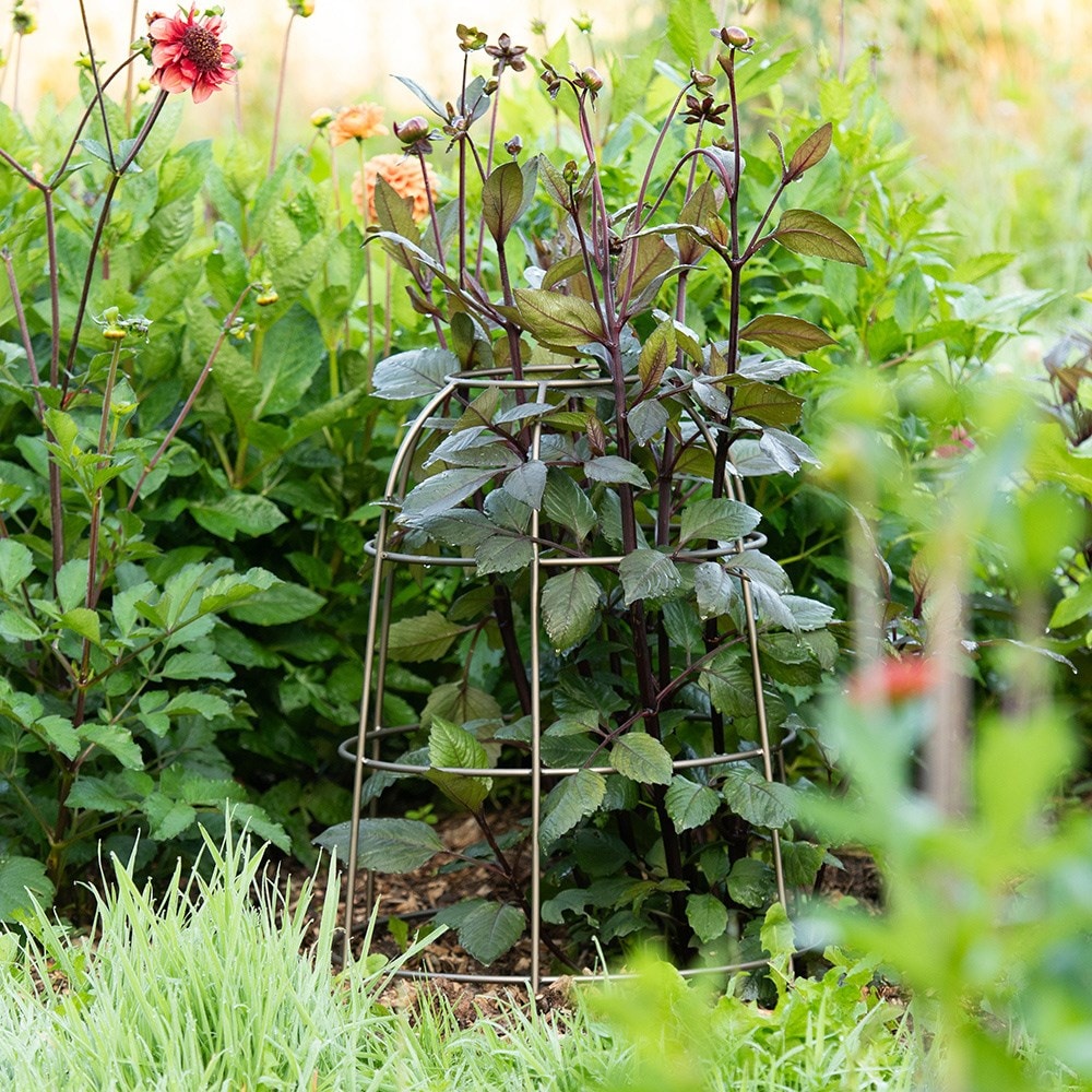 Tall mound support - antique pewter