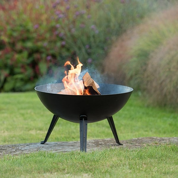 Buy Iron Fire Pit Bowl With Cast Iron Tripod Base Delivery By