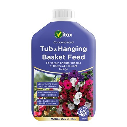 Vitax tub and hanging basket feed