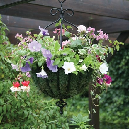 Spanish style hanging basket