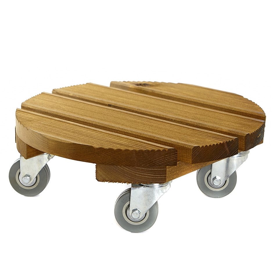 Traditional Fsc Wooden Pot Mover Delivery By Waitrose Garden Traditional Fsc Wooden Pot Mover