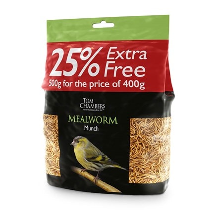 Mealworm munch 400g plus 100g extra free