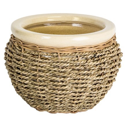 Seagrass pot cover