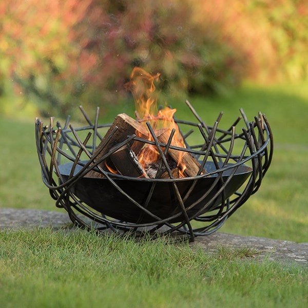 Nest iron fire pit bowl