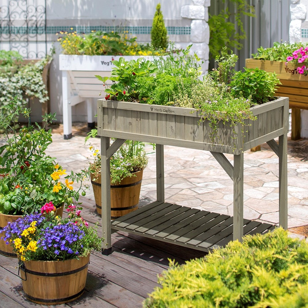VegTrug herb garden - grey 