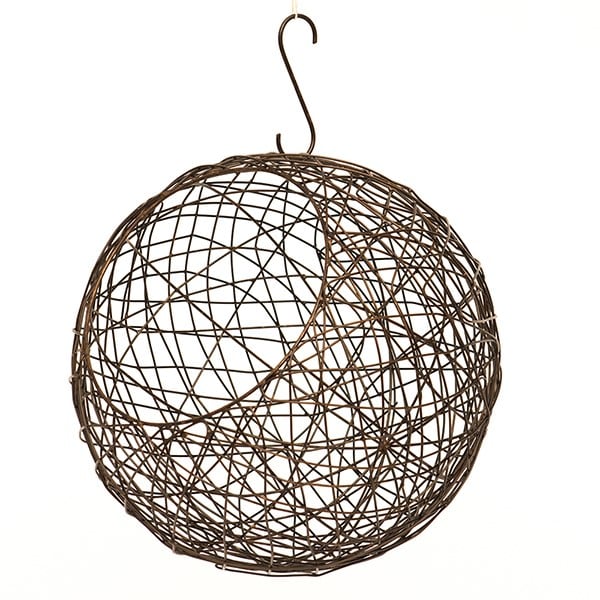 Hanging crazy wire ball