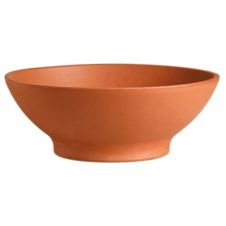 Italian terracotta bulb bowl