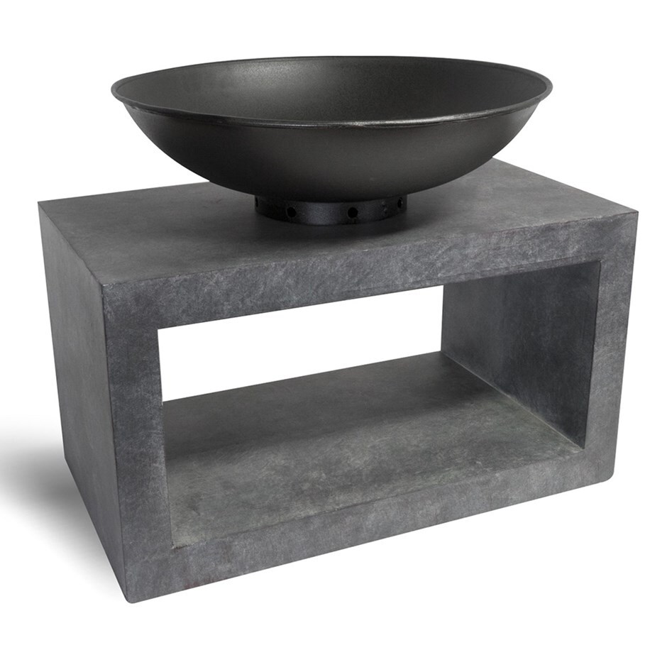Firebowl & rectangle console