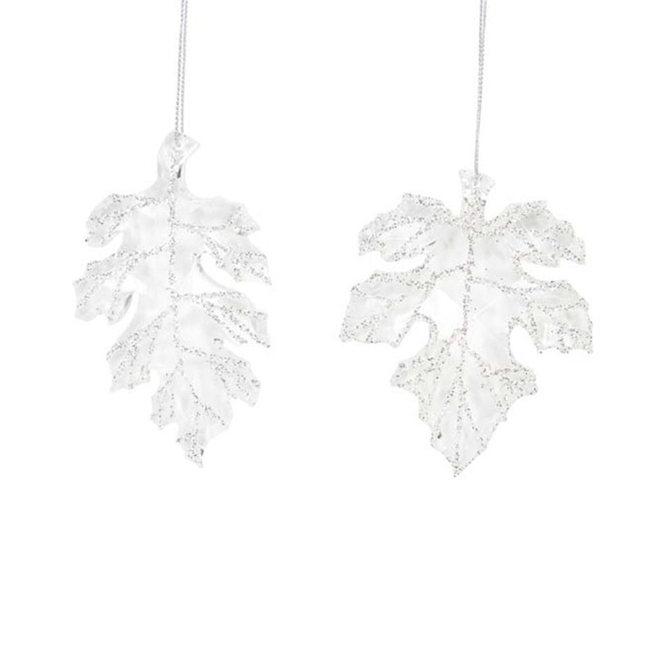 Buy Glittered leaf decoration  Delivery by Waitrose  Garden 