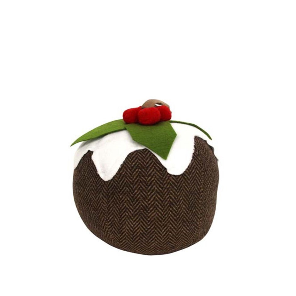 Buy Fabric Christmas Pudding Door Stop Delivery By Waitrose