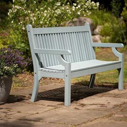 Picture of Milton bench powder blue