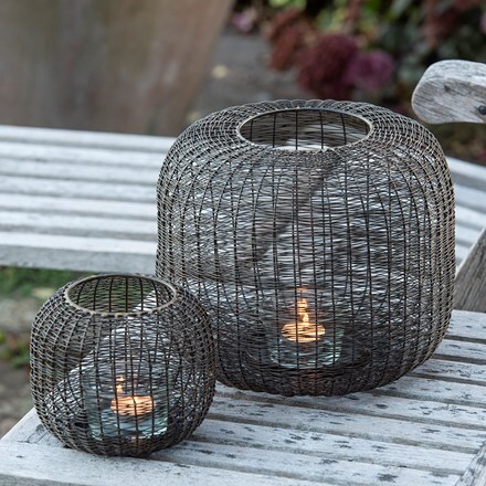 Beehive tealight holder with glass votive