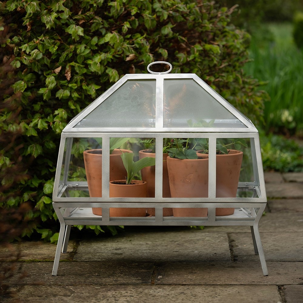 Victorian growhouse rectangular - chalky white