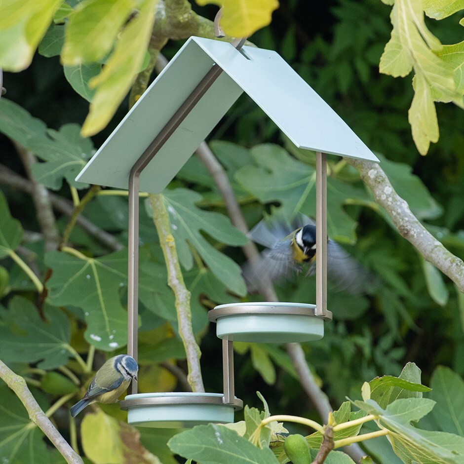 Buy One Up One Down Bird Feeder Eau De Nil Delivery By Crocus
