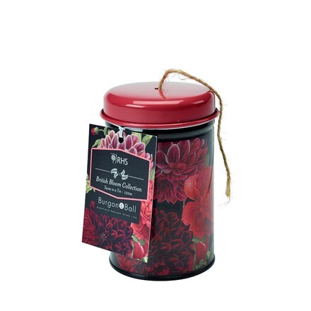 RHS Burgon and Ball British bloom twine in a tin