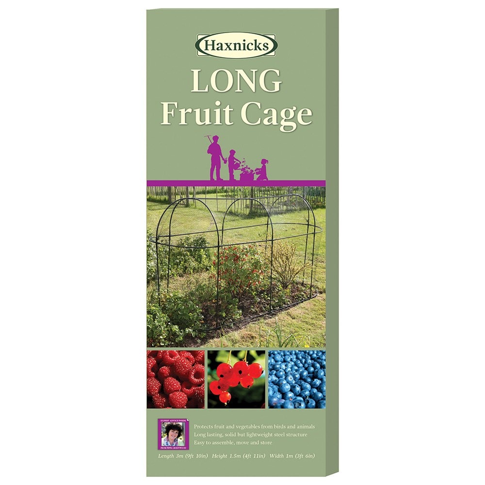 Steel long fruit cage