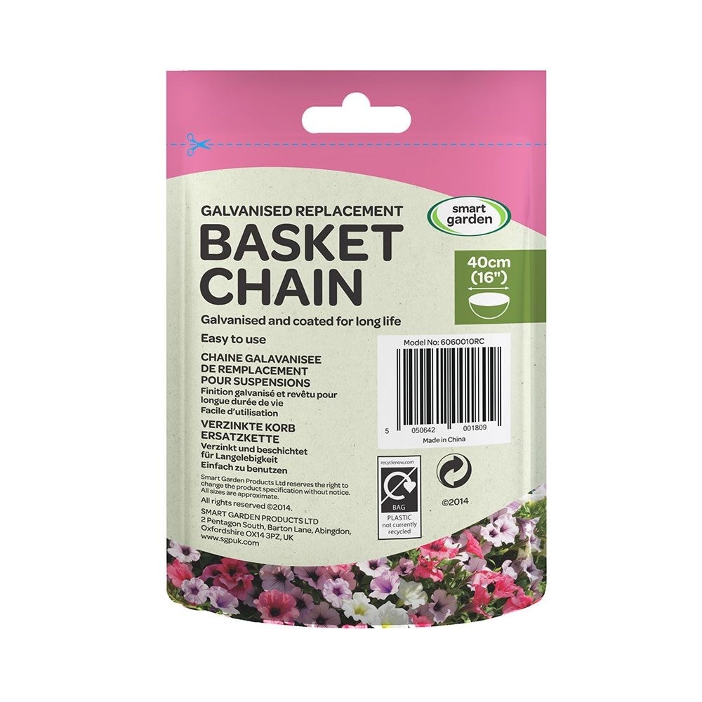 Hanging basket 3 way chain