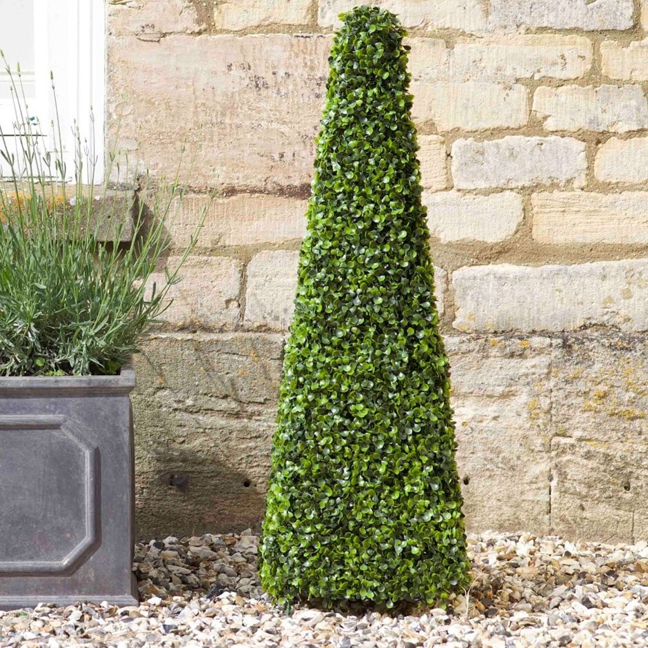 Buy Artificial Topiary Obelisk 90cm