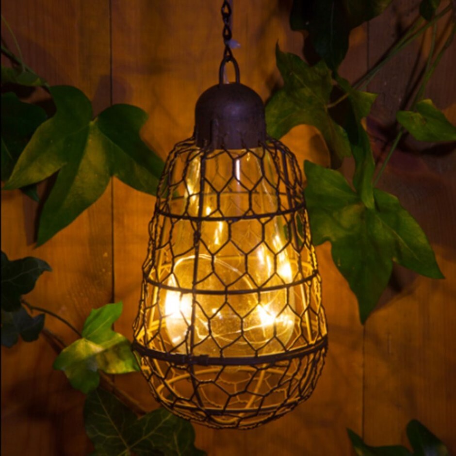Buy Rustic Bulb Solar Hanging Light Delivery By Crocus