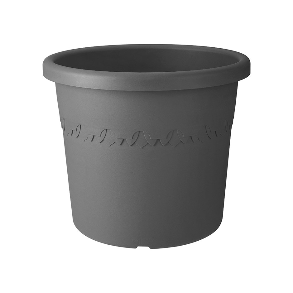 Algarve cilindro anthracite wheeled pot