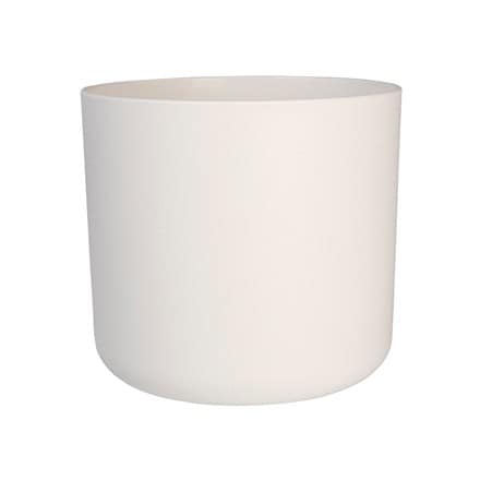 Soft round pot white
