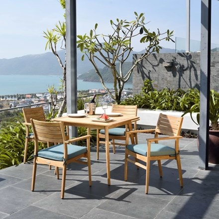 Picture of Lifestyle Garden Eve teak 4 seat dining set