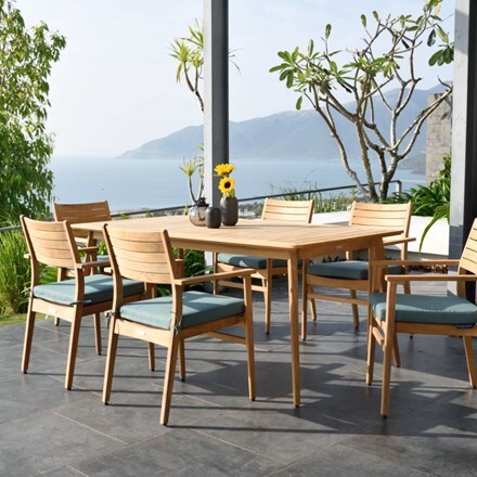 Picture of Lifestyle Garden Eve teak 6 seat dining set