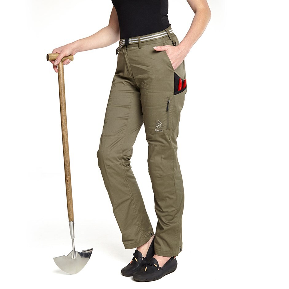 Buy Genus Summer Gardening Trousers Burnt Olive Delivery By Crocus