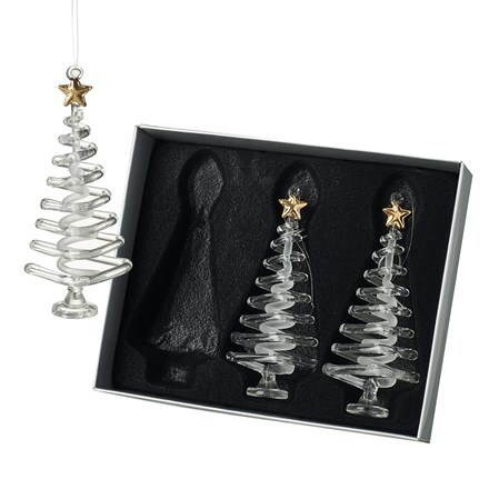 Spiral trees with stars - set of three