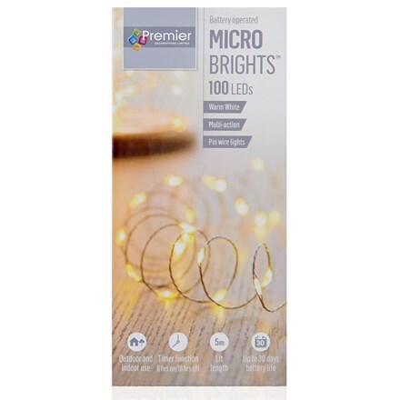 Microbrights white - 100 lights