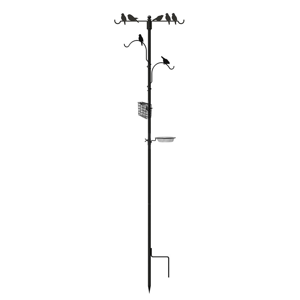 Two way perching birds feeding station