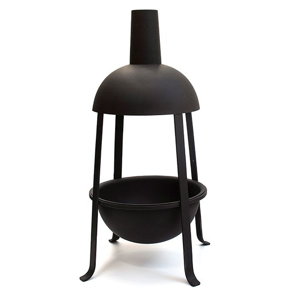 Hooded jiko fire pit warmer with FREE fire starter dome