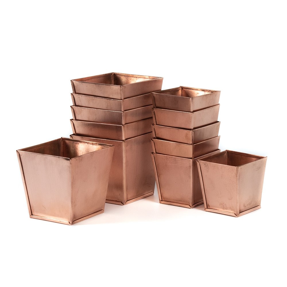 Copper pots - set of 6