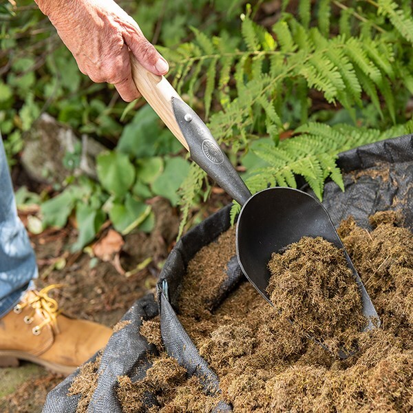 DeWit garden scoop ash T handle 