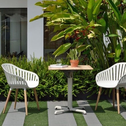 Picture of Lifestyle Garden Portals bistro set with folding table