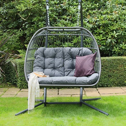 Buy Double folding cocoon chair: Delivery by Crocus Randburg square, cnr hill & pretoria steet sanlam street , 2194 randbdurg.