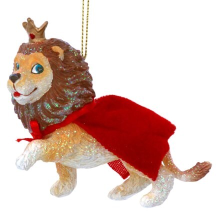 Resin lion with cape
