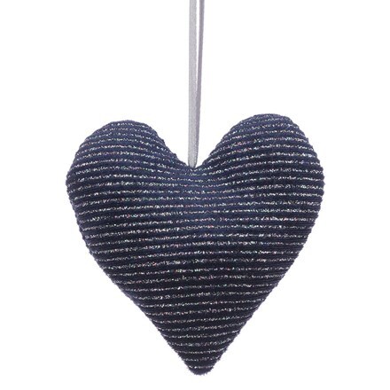 Plush heart hanger
