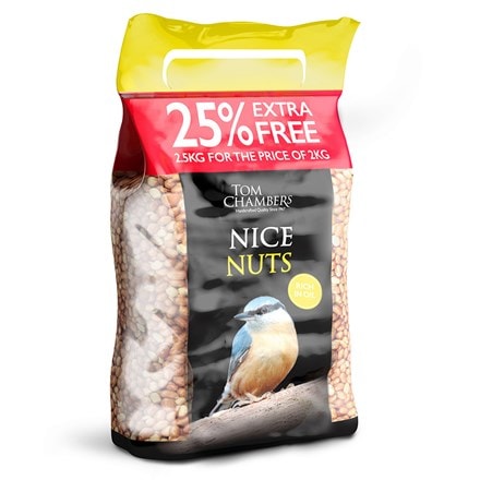 Nice nuts peanuts 2kg + 25% extra free