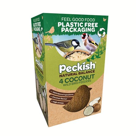Natural balance coconut feeders - pack of 4