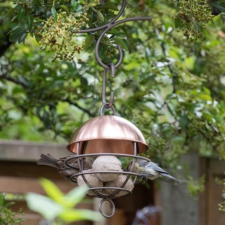 Picture of Brushed copper satellite fat ball feeder