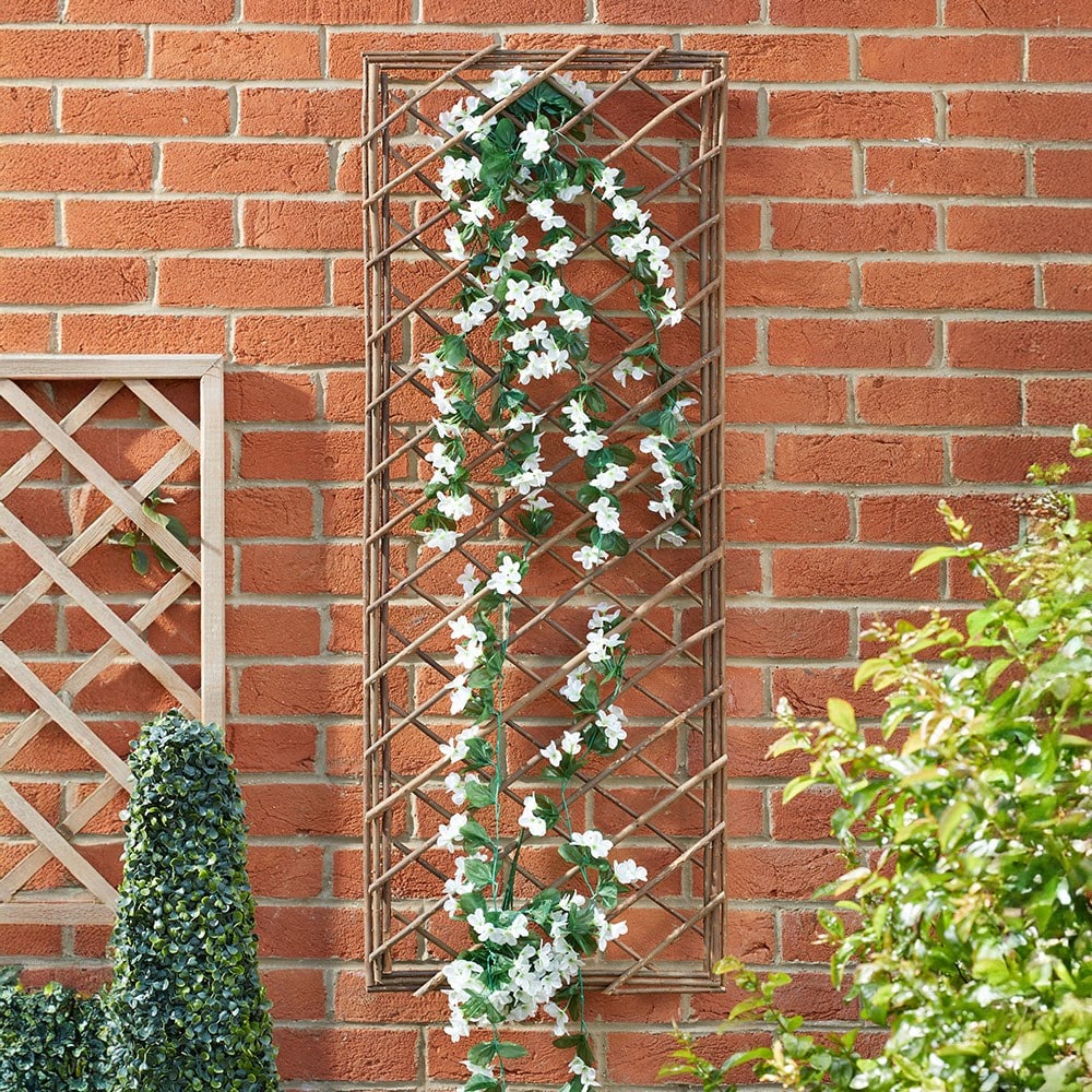 Extra strong framed willow trellis