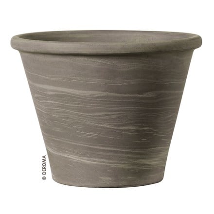 Marbled grey Italian terracotta pot