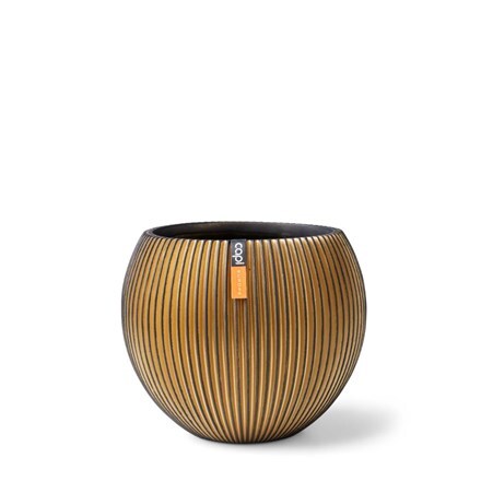Cadix vase ball black gold