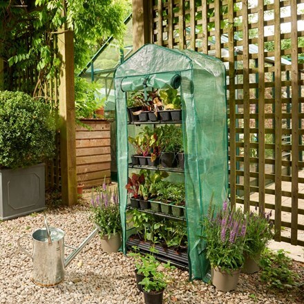 Premium 4 tier compact growhouse