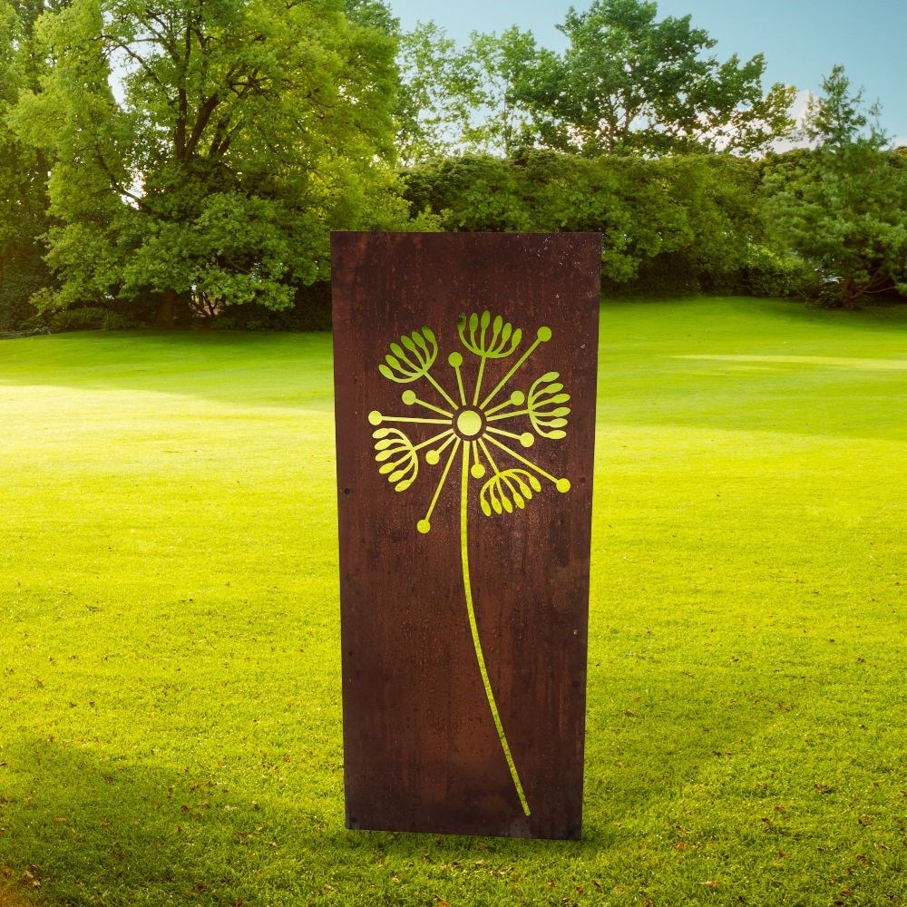 Dandelion decorative garden screen