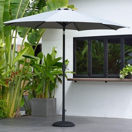 Lifestyle Garden crank & tilt parasol - 3.0m