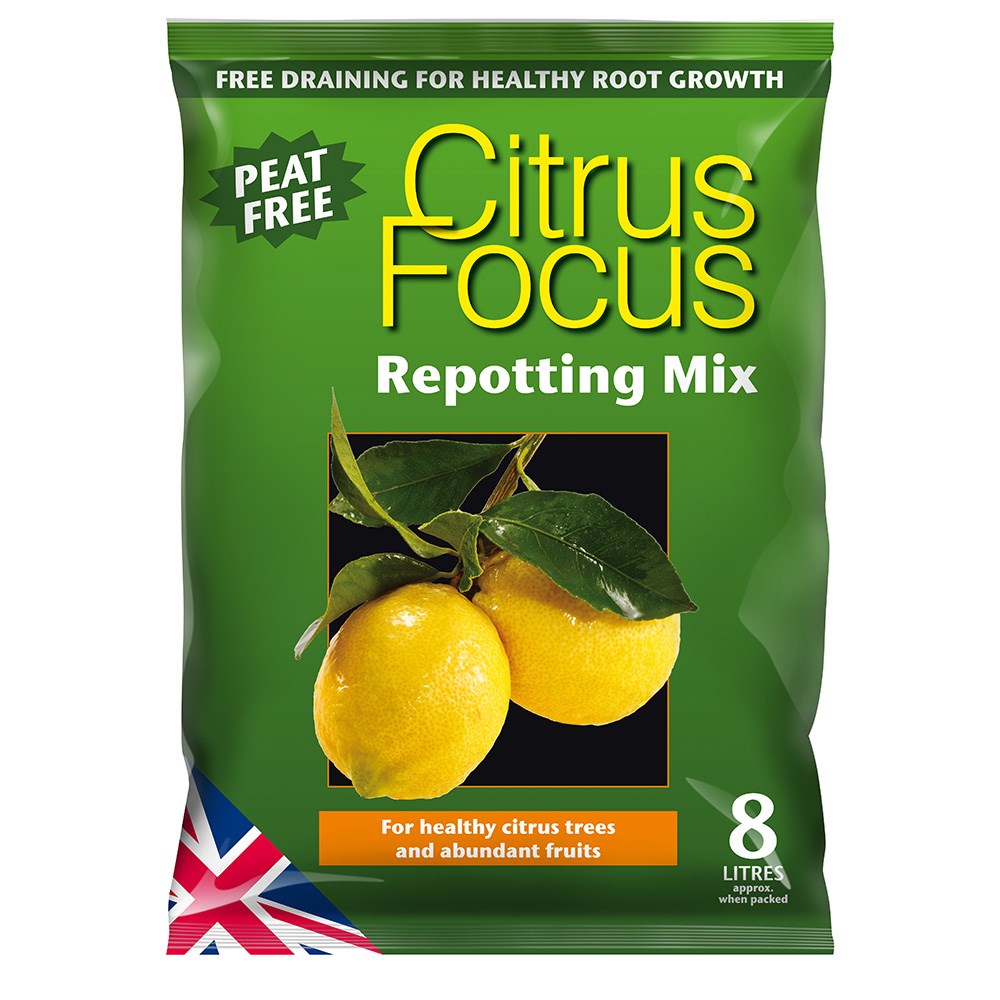 Peat-free citrus repotting mix