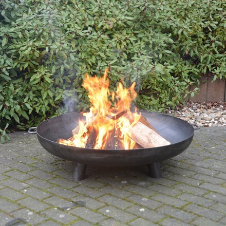 Steel fire bowl - extra large