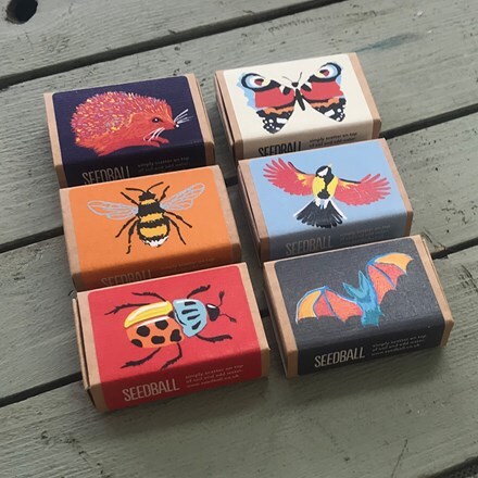 Seed boxes - wildlife collection - 6 pack